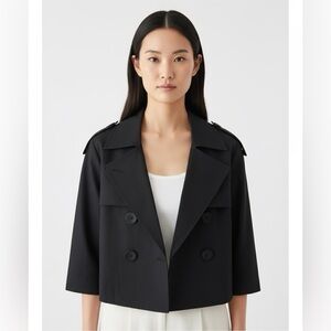 Mason Cropped Trench Coat Women's Size 6